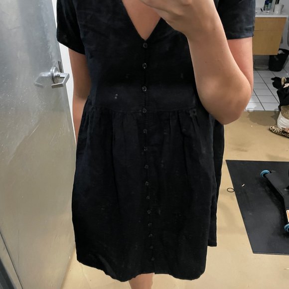 Madewell Linenblend Alexandra Button 